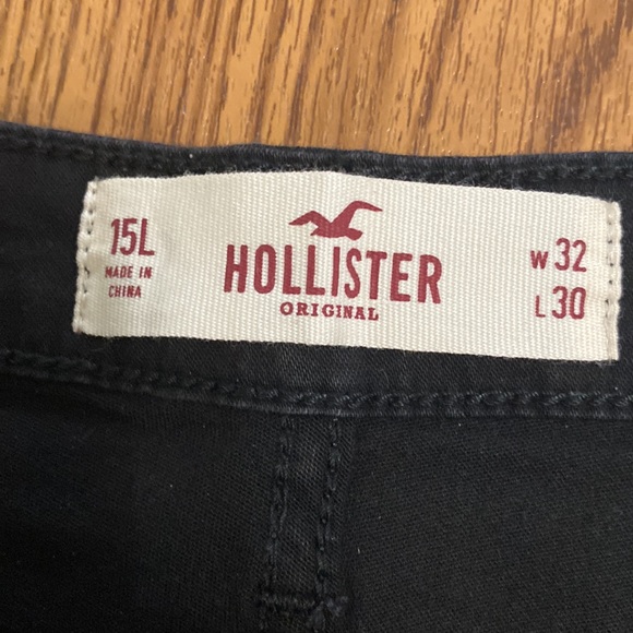 Hollister Original High Rise Jean Leggings, Black, Size 15L, NWT - Picture 3 of 10